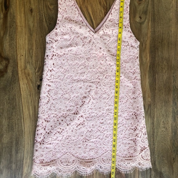 🌸BB DAKOTA PINK LEMONADE LOST IN LACE DRESS SZ M - Picture 6 of 11